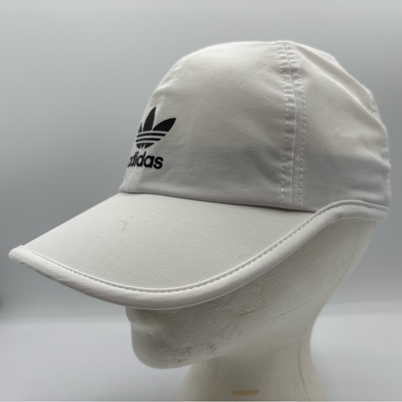Adidas Originals Women’s Original Relaxed Black/White Nylon StrapBack Hat OSFM - Picture 3 of 16